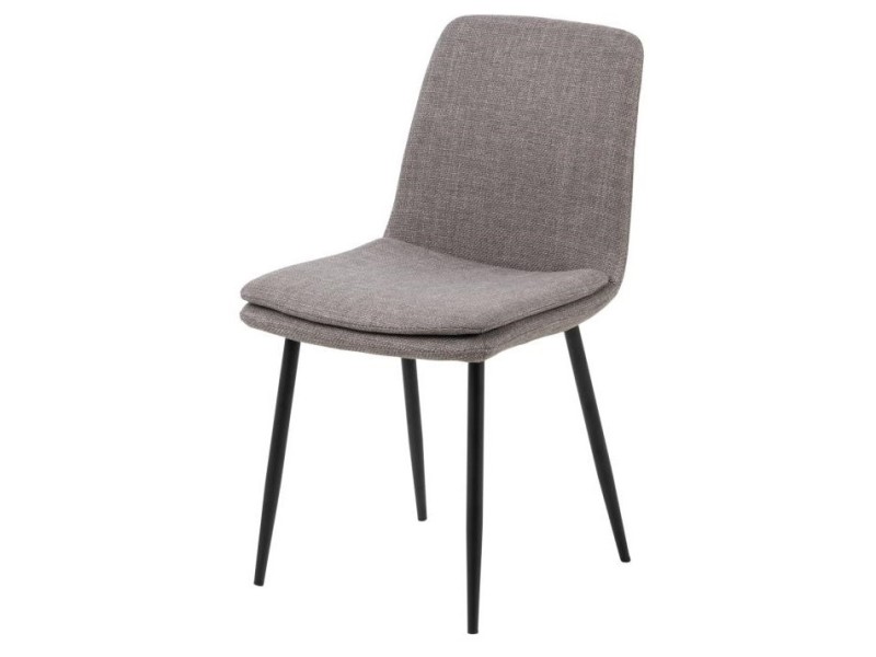 Krzesło Becca szare tkanina Basel 34FR - ACTONA